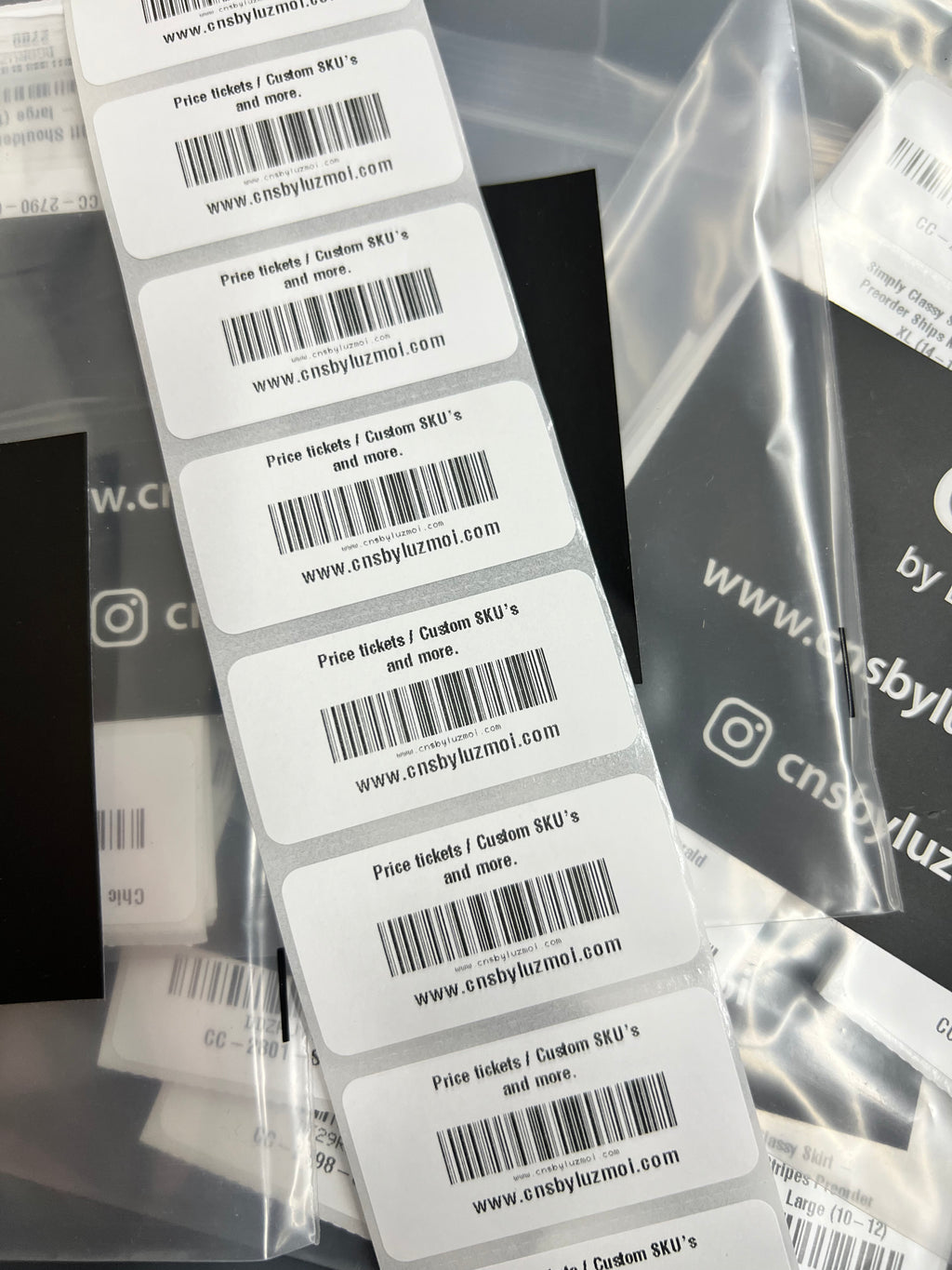 Price ticket / SKU labels