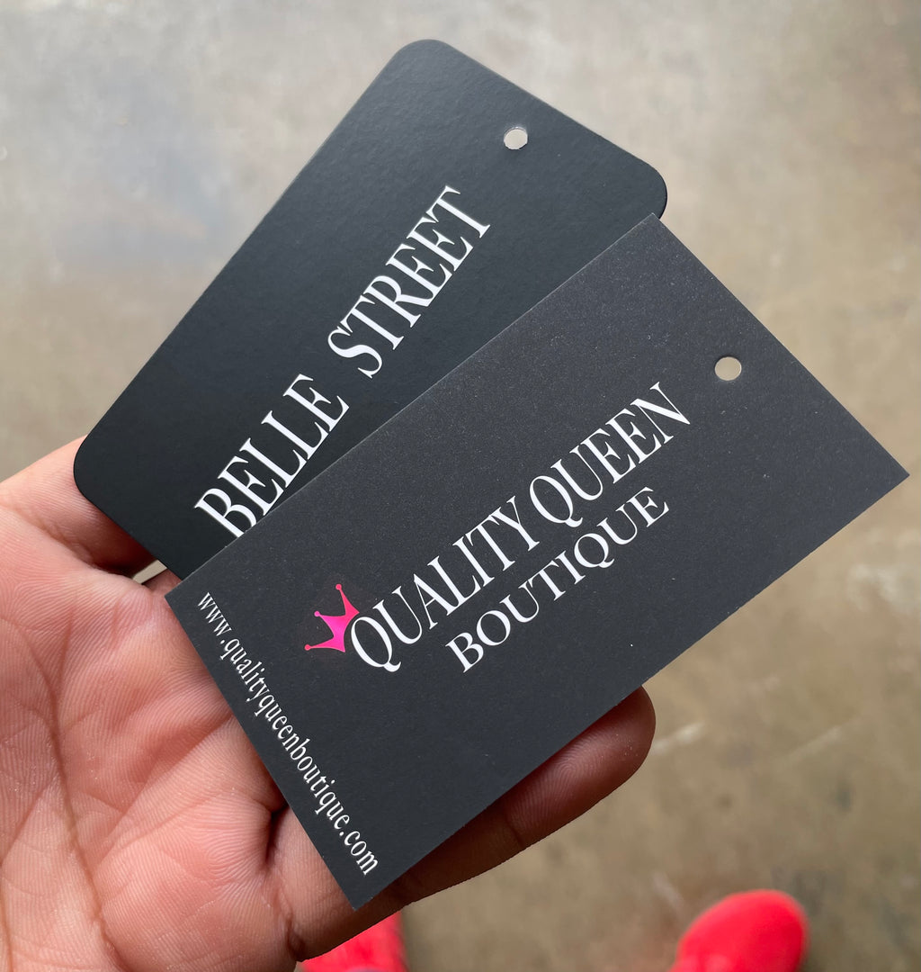 Hang tags standard quality